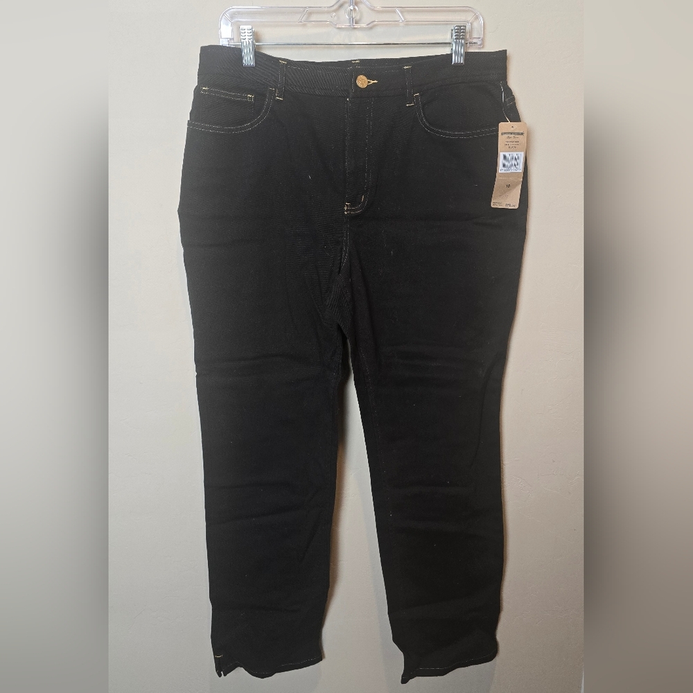 Ralph Lauren Classic Black Relaxed Fit Jeans for Women NWT